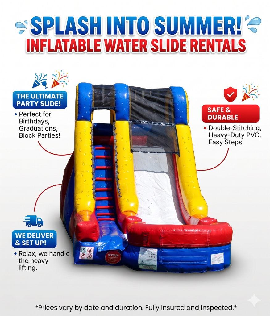 inflatable water slide rentals in cleveland ohio
